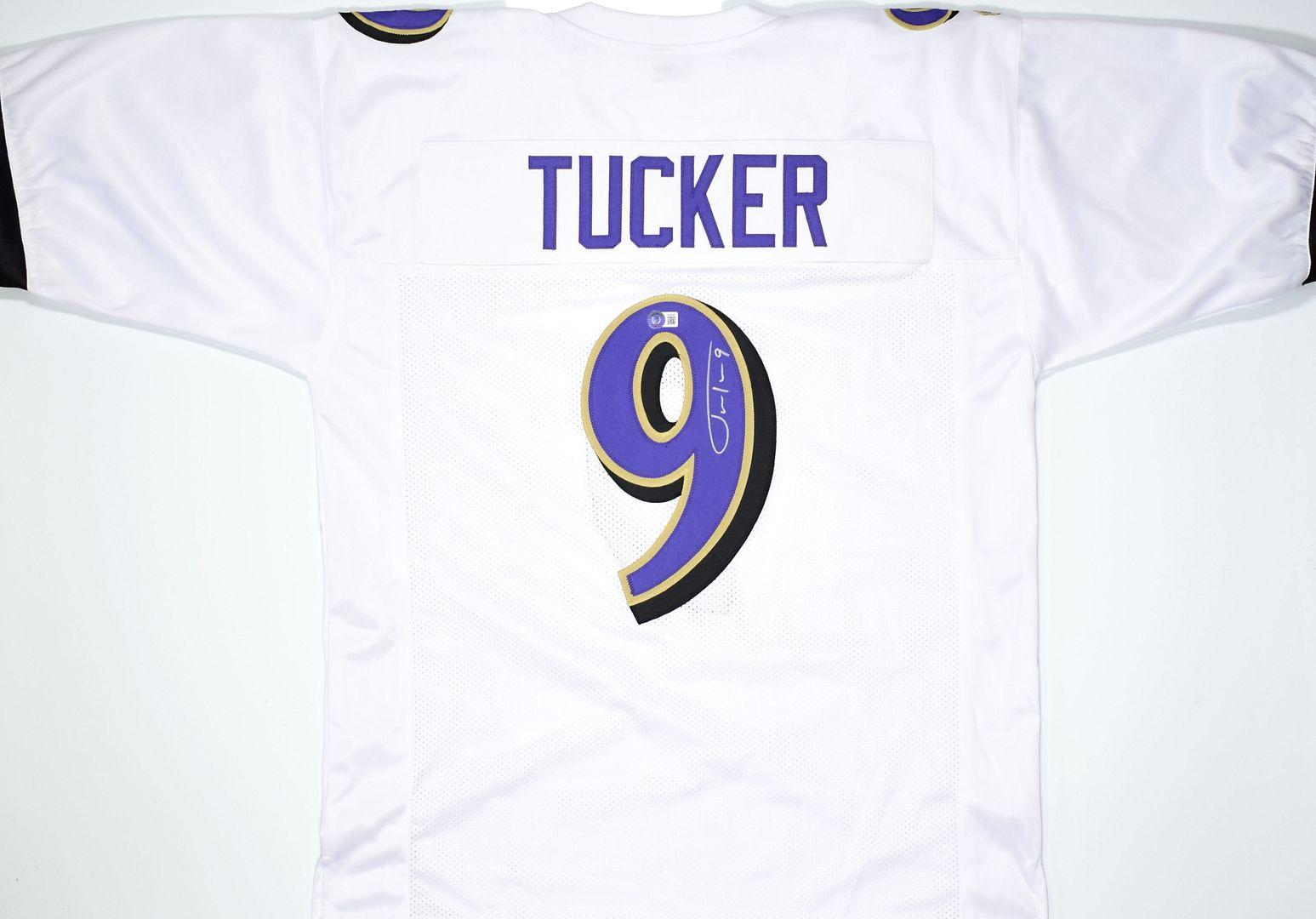 Justin Tucker Signed Jersey (Beckett) at PristineAuction.com Justin Tucker Signed Jersey (Beckett) at PristineAuction.com
