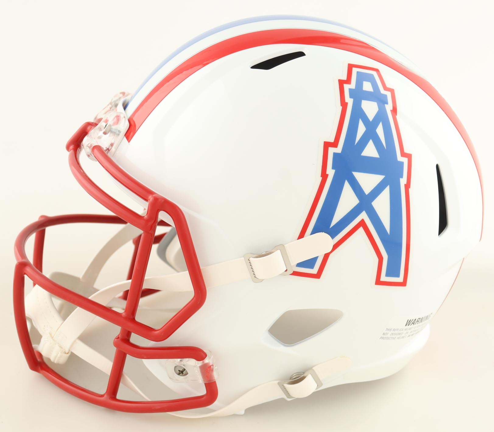 Warren Moon Signed Oilers Full-Size Speed Helmet Inscribed "HOF 06" (Beckett) at PristineAuction.com Warren Moon Signed Oilers Full-Size Speed Helmet Inscribed "HOF 06" (Beckett) at PristineAuction.com