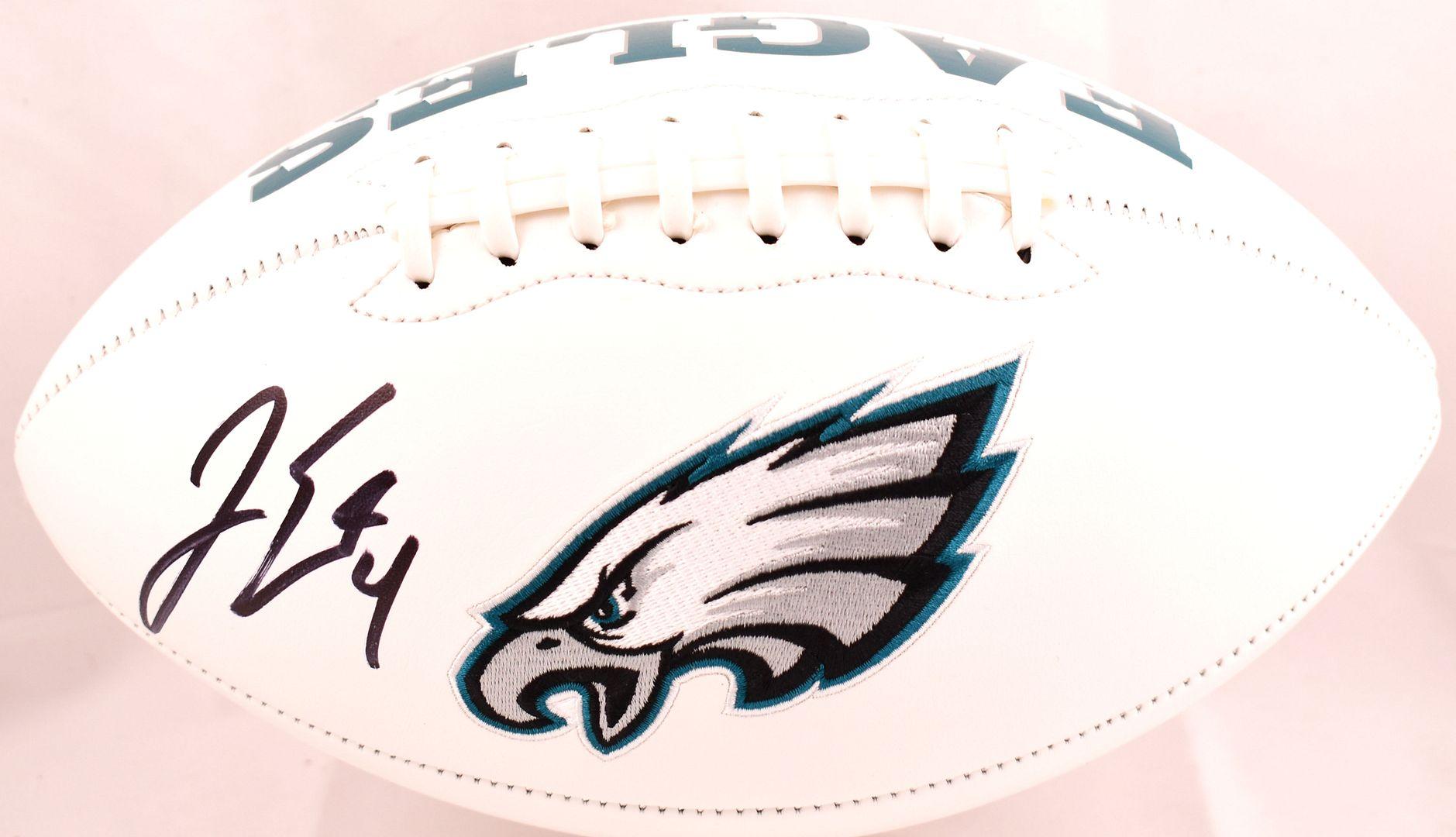 Jake Elliott Signed Eagles Logo Football (PSA) at PristineAuction.com Jake Elliott Signed Eagles Logo Football (PSA) at PristineAuction.com