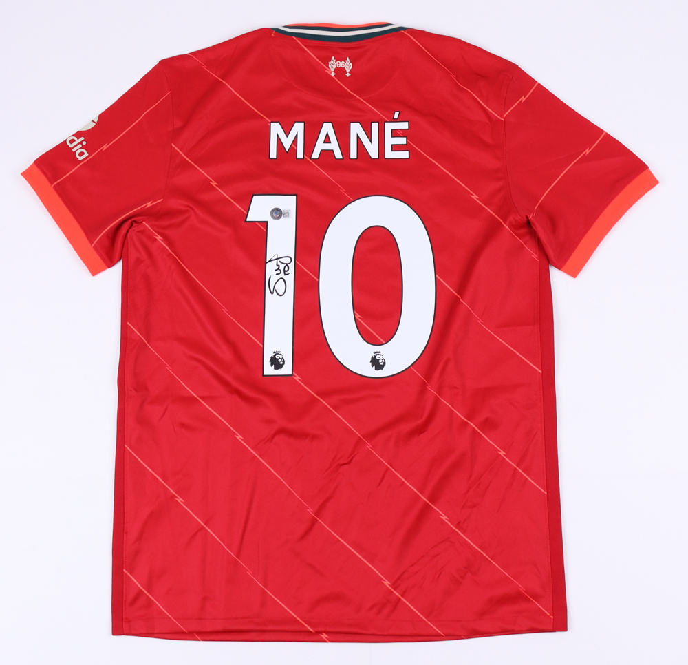 Sadio Mane Signed Liverpool Jersey (Beckett) at PristineAuction.com Sadio Mane Signed Liverpool Jersey (Beckett) at PristineAuction.com