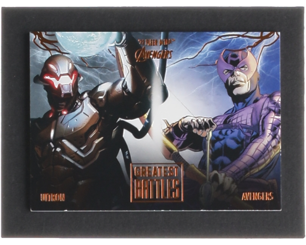 Age of Ultron 2022 Fleer Ultra Avengers Greatest Battles Orange Foil #EB1 #488/549