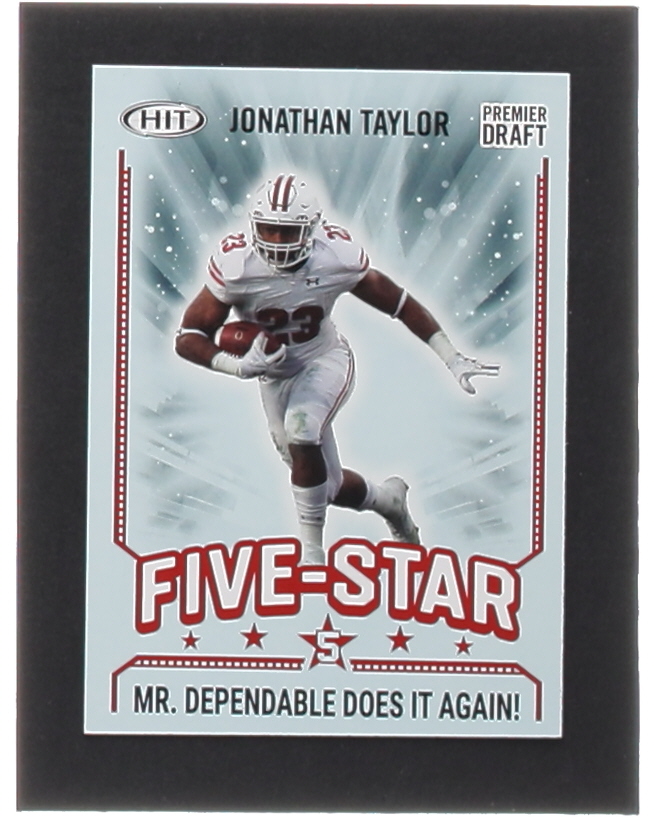 Jonathan Taylor 2020 SAGE HIT Red #41 RC / 5 STAR at PristineAuction.com Jonathan Taylor 2020 SAGE HIT Red #41 RC / 5 STAR at PristineAuction.com
