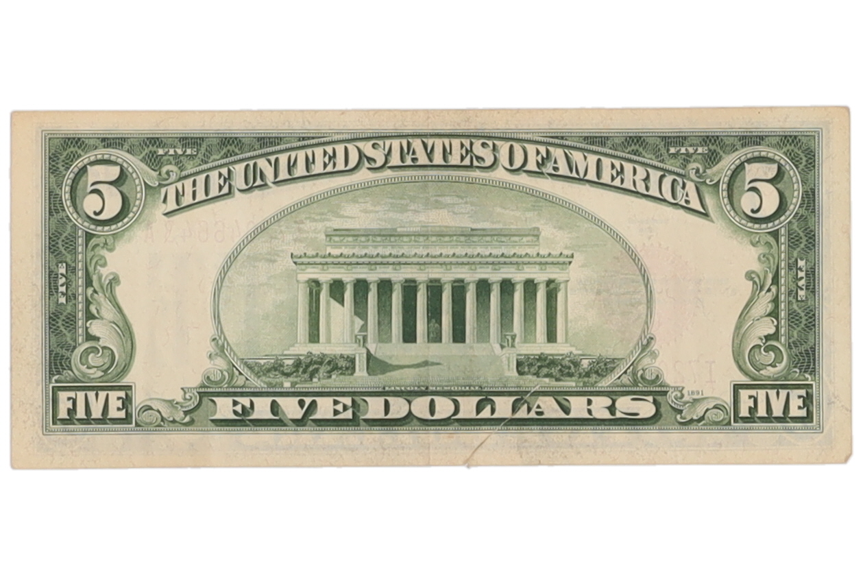 1928 $5 Five Dollar U.S. Bank Note at PristineAuction.com 1928 $5 Five Dollar U.S. Bank Note at PristineAuction.com