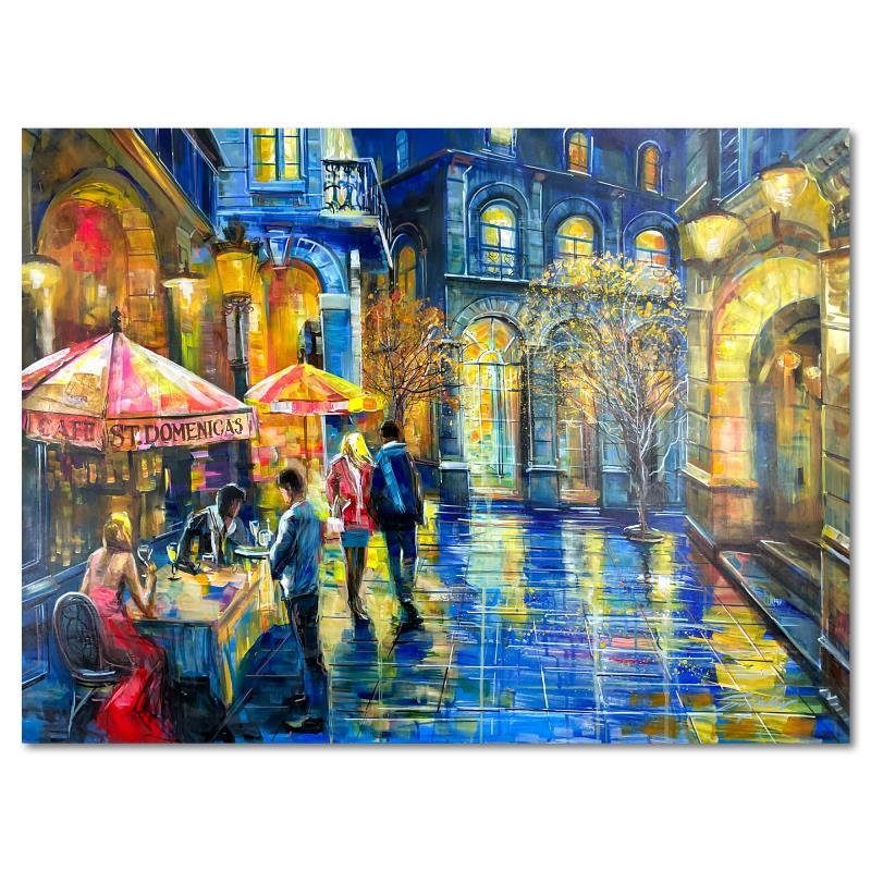 "St. Domenica's" 40x30 Original Oil Painting on Canvas by Vadik Suljakov (PA) at PristineAuction.com "St. Domenica's" 40x30 Original Oil Painting on Canvas by Vadik Suljakov (PA) at PristineAuction.com