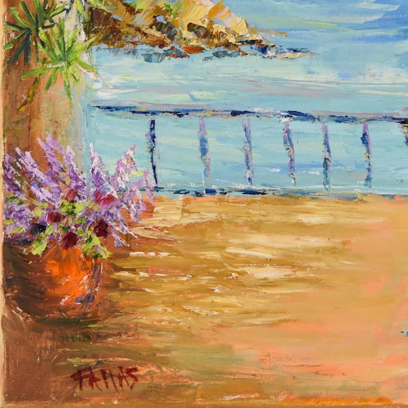 Elliot Fallas Signed "Summer Villa" 16x20 Original Oil Painting on Canvas (PA) at PristineAuction.com Elliot Fallas Signed "Summer Villa" 16x20 Original Oil Painting on Canvas (PA) at PristineAuction.com