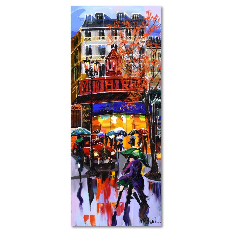 "Rolls Royce Rouge" 16x40 Original Acrylic Painting on Canvas by Yana Rafael (PA) at PristineAuction.com "Rolls Royce Rouge" 16x40 Original Acrylic Painting on Canvas by Yana Rafael (PA) at PristineAuction.com