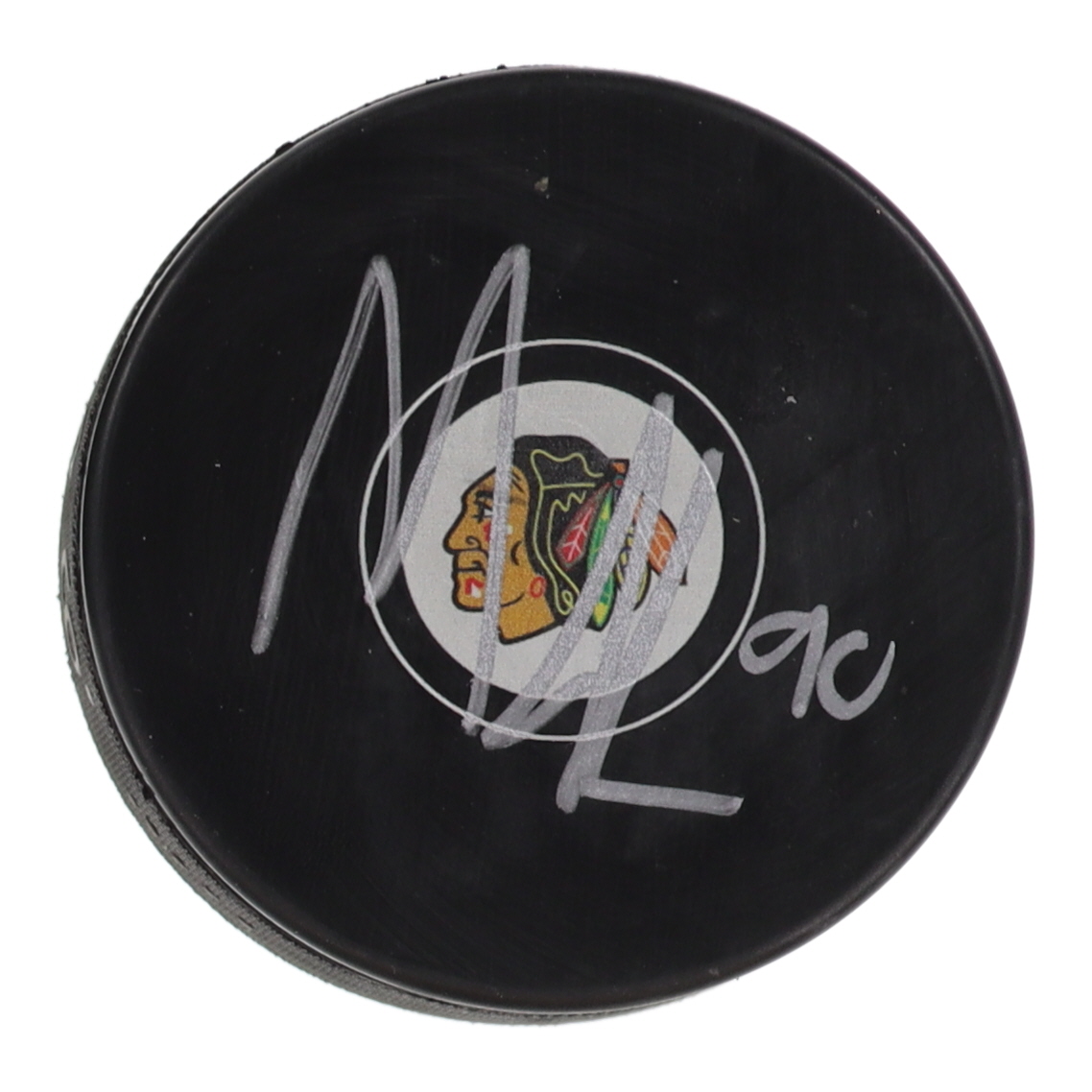 Tyler Johnson Signed Blackhawks Logo Hockey Puck (Beckett) at PristineAuction.com Tyler Johnson Signed Blackhawks Logo Hockey Puck (Beckett) at PristineAuction.com