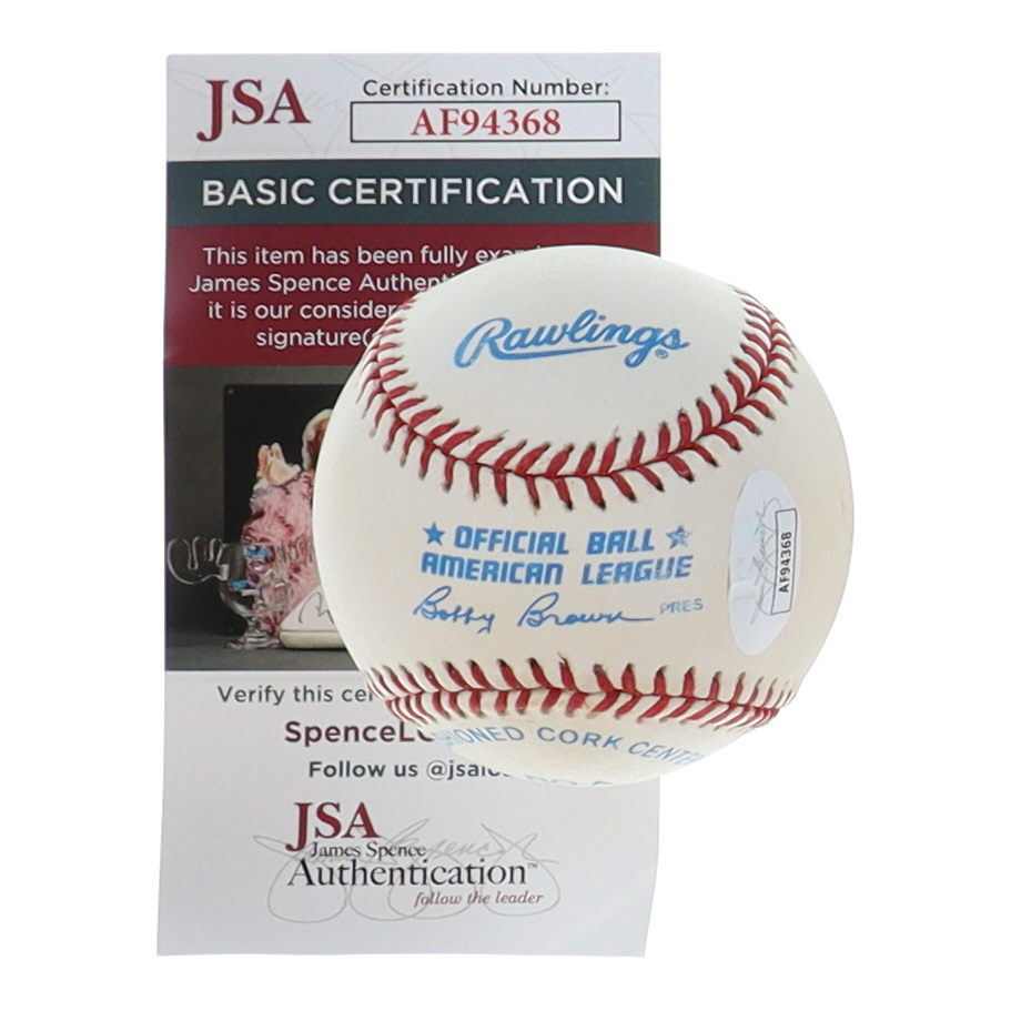 Boog Powell Signed OAL Baseball (JSA) at PristineAuction.com Boog Powell Signed OAL Baseball (JSA) at PristineAuction.com