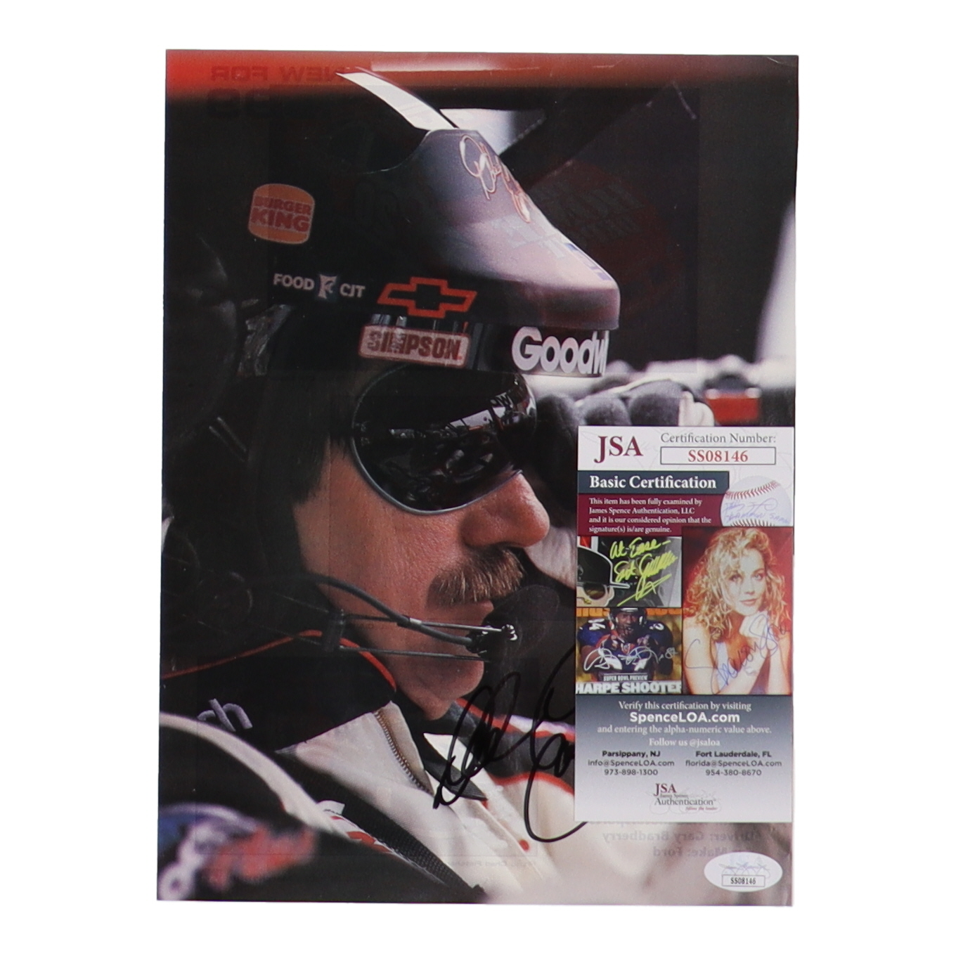 Dale Earnhardt Sr. Signed NASCAR 8x10 Magazine Page (JSA) at PristineAuction.com Dale Earnhardt Sr. Signed NASCAR 8x10 Magazine Page (JSA) at PristineAuction.com
