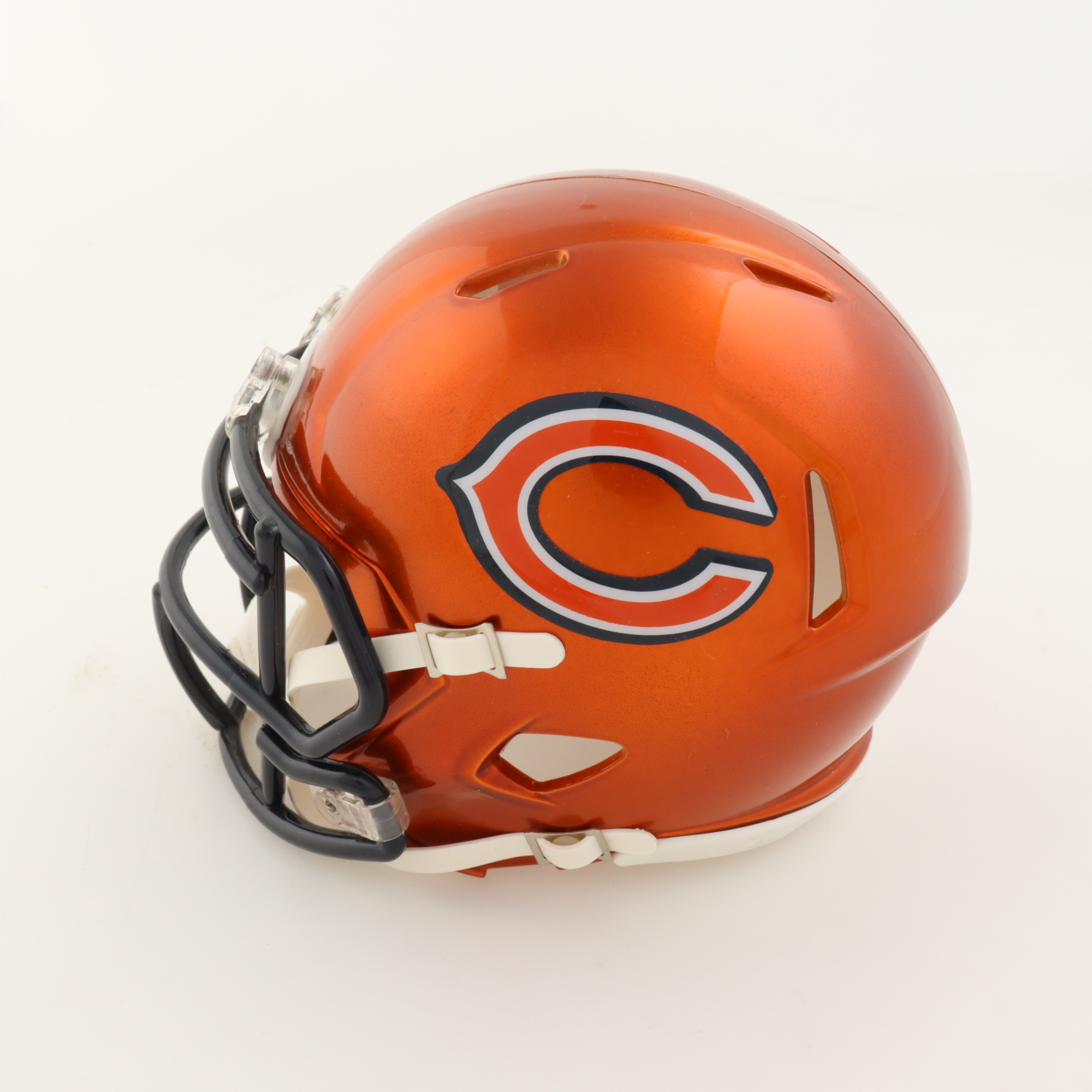 Velus Jones Jr. Signed Bears Flash Alternate Speed Mini Helmet Helmet (Beckett) at PristineAuction.com Velus Jones Jr. Signed Bears Flash Alternate Speed Mini Helmet Helmet (Beckett) at PristineAuction.com