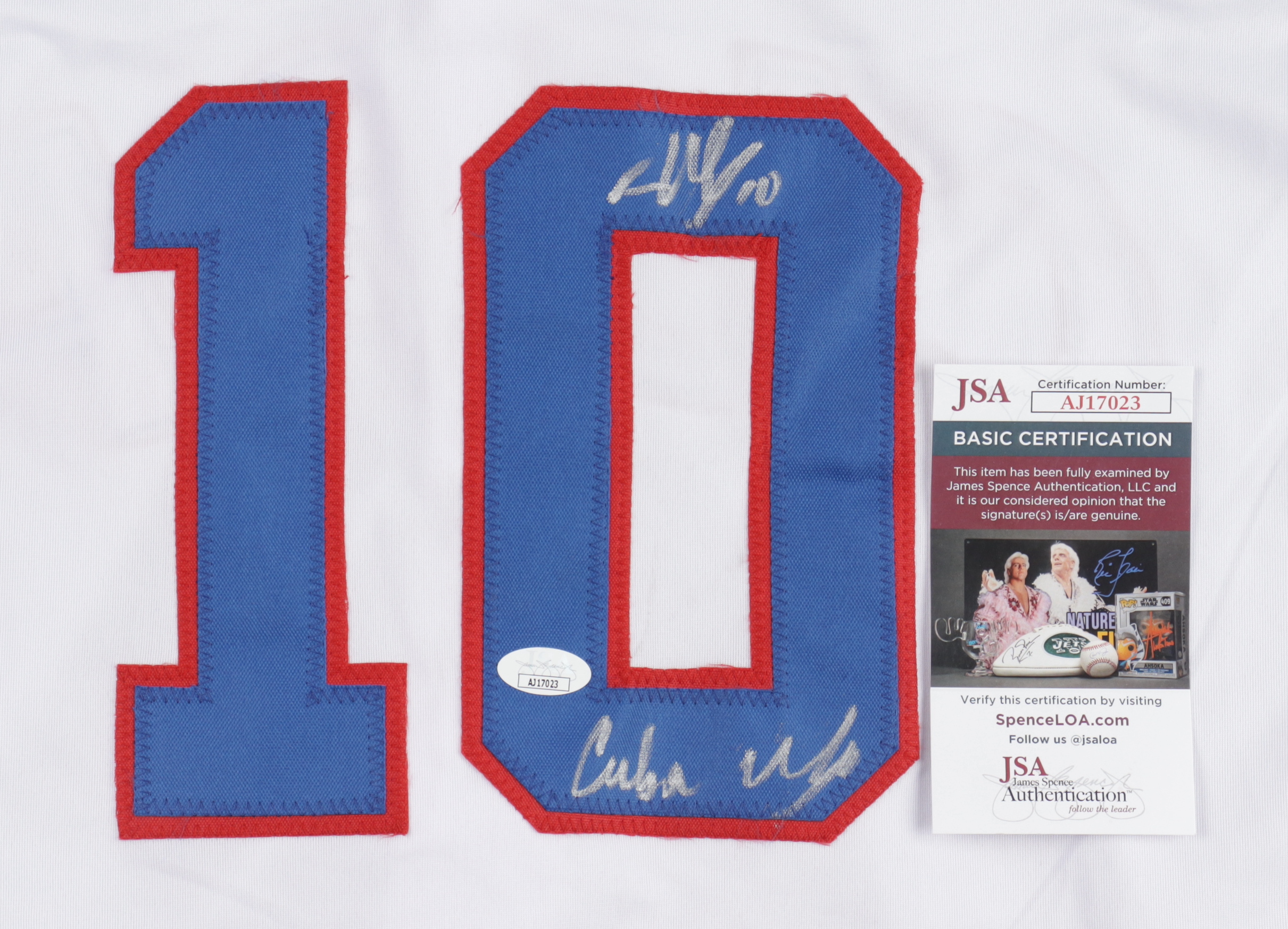 Víctor Mesa Signed Jersey Inscribed "Viva Cuba" (JSA) at PristineAuction.com Víctor Mesa Signed Jersey Inscribed "Viva Cuba" (JSA) at PristineAuction.com