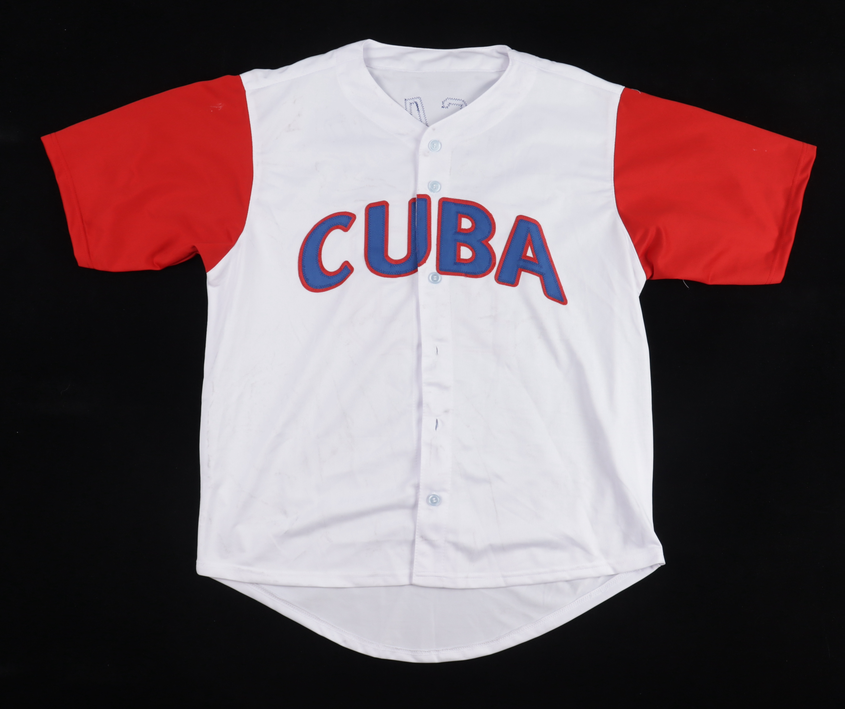 Víctor Mesa Signed Jersey Inscribed "Viva Cuba" (JSA) at PristineAuction.com Víctor Mesa Signed Jersey Inscribed "Viva Cuba" (JSA) at PristineAuction.com