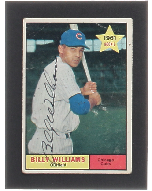 Billy Williams Signed 1961 Topps #141 RC (Beckett) | Pristine Auction