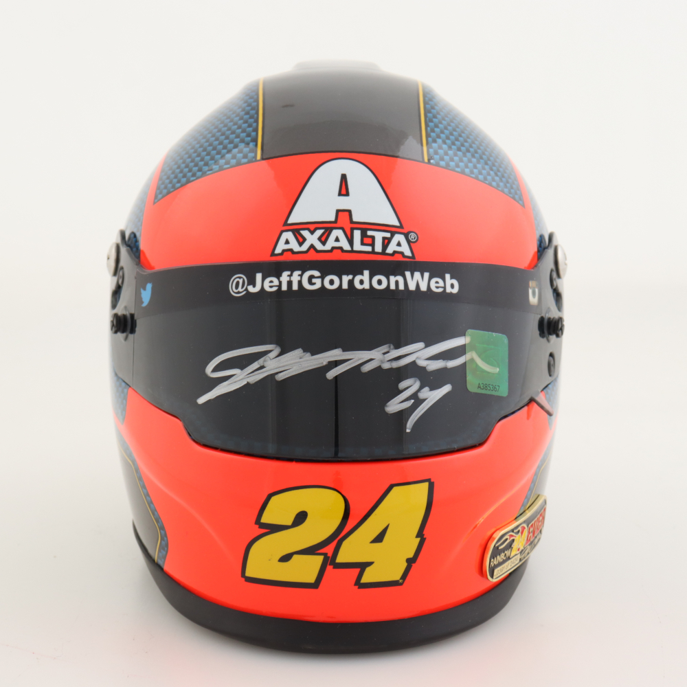 Jeff Gordon Signed NASCAR Limited Edition Axalta Rainbow 13 Scale Mini