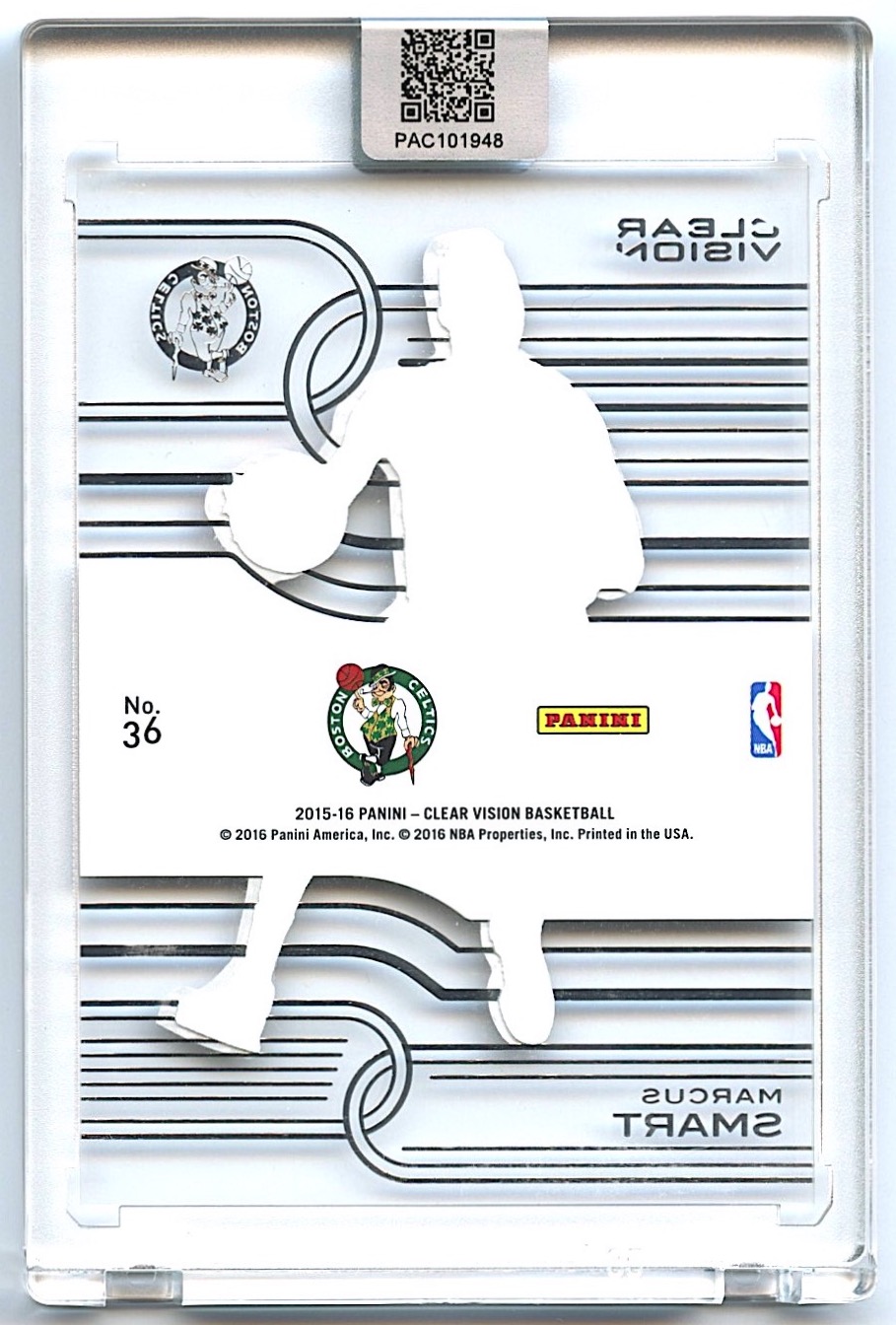 Marcus Smart Signed 2015-16 Panini Clear Vision #36 (PA Encapsulated) at PristineAuction.com Marcus Smart Signed 2015-16 Panini Clear Vision #36 (PA Encapsulated) at PristineAuction.com