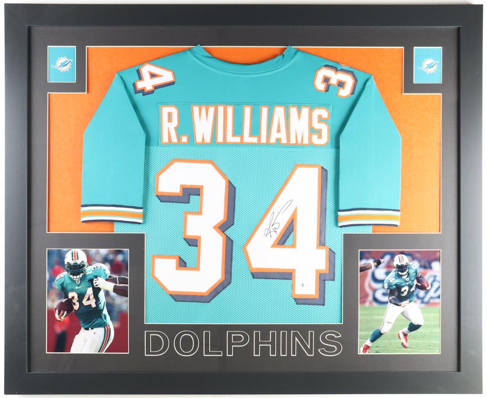 Ricky Williams Signed Custom Framed Jersey Display (JSA) at PristineAuction.com Ricky Williams Signed Custom Framed Jersey Display (JSA) at PristineAuction.com