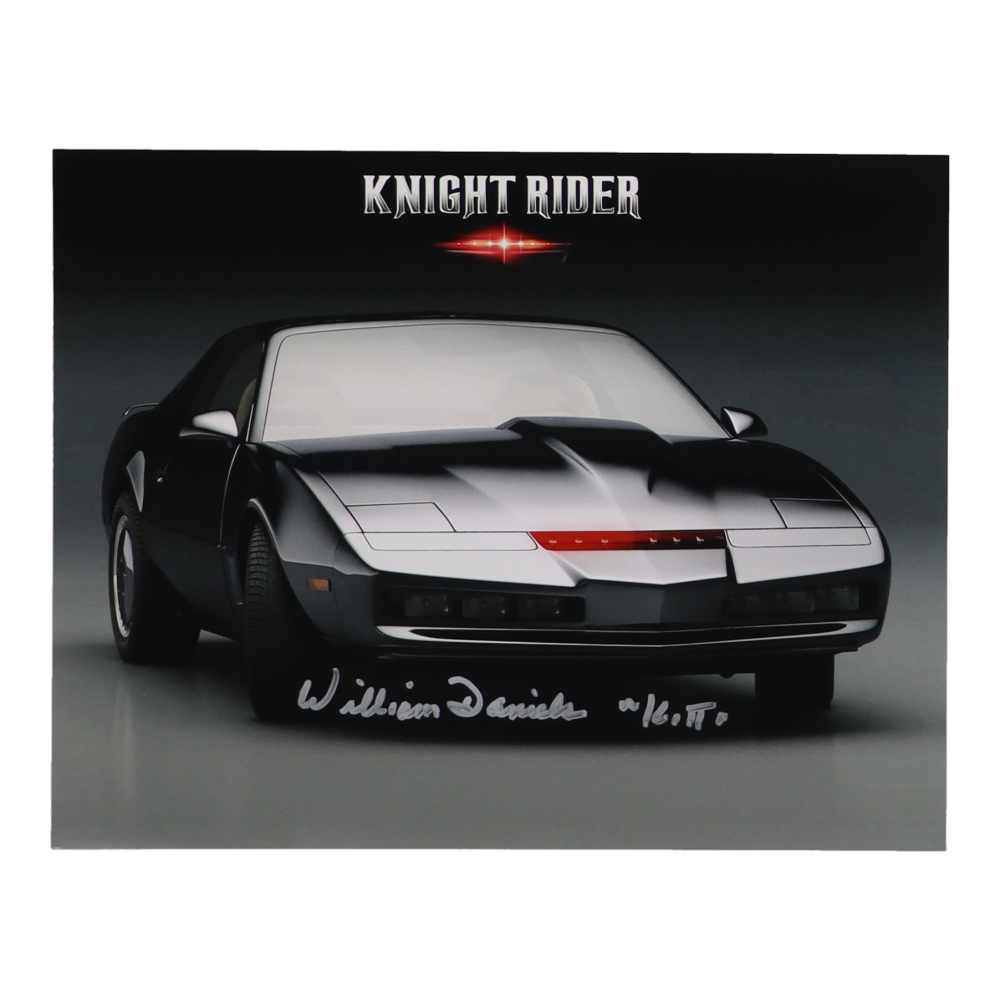 Knight Signature Knight Rider William Daniels Signed