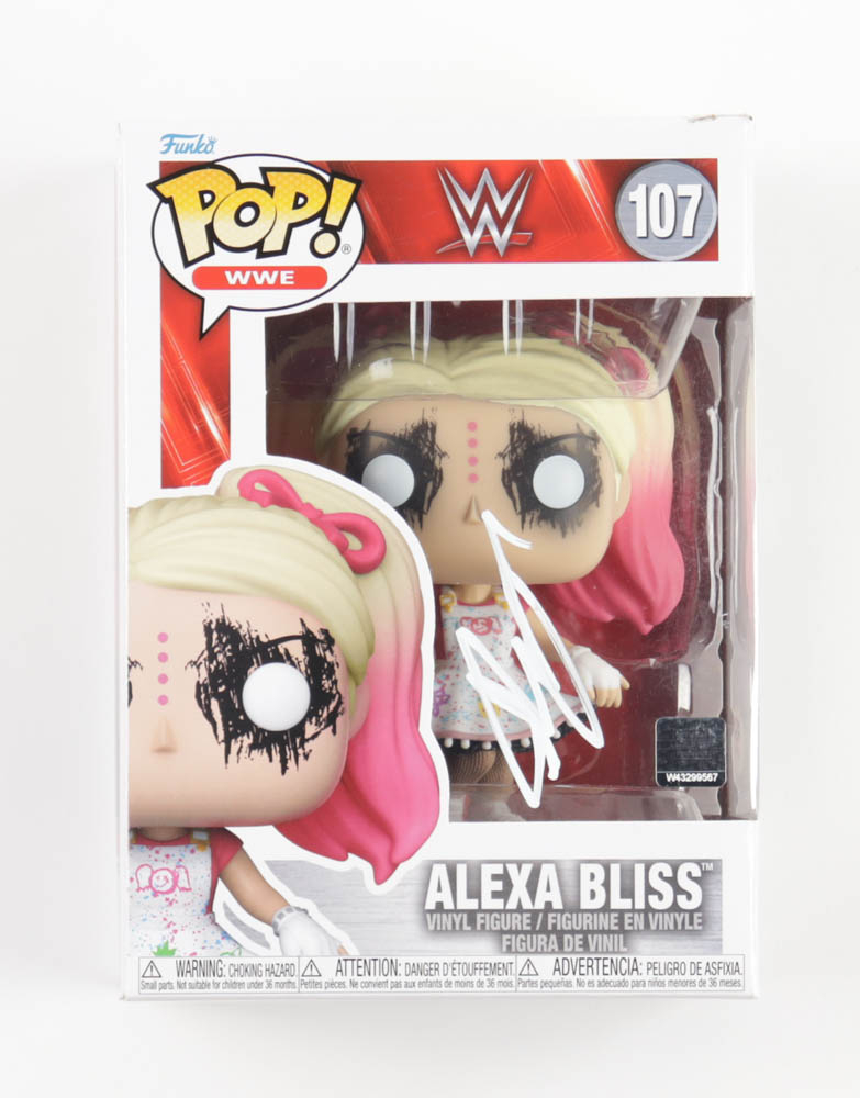 Alexa Bliss Signed WWE 107 Funko Pop! Vinyl Figure (PSA) Pristine