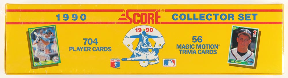 1990 Score Baseball Factory Set With (704) Cards at PristineAuction.com 1990 Score Baseball Factory Set With (704) Cards at PristineAuction.com