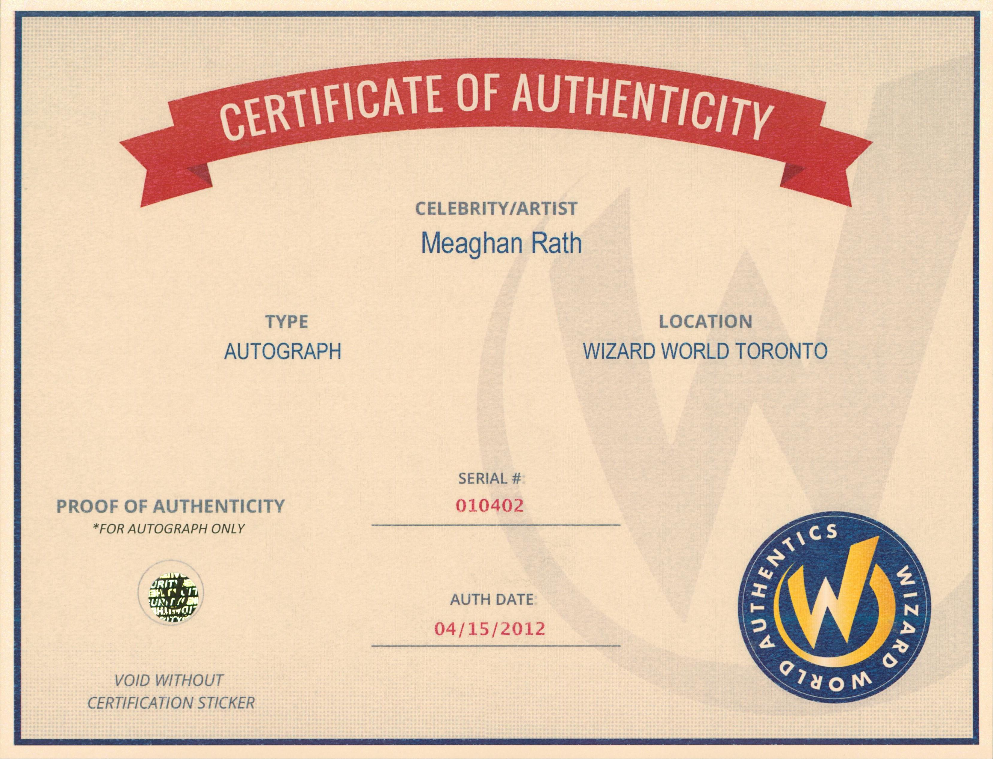 Meaghan Rath Signed "Being Human" 8x10 Photo (Wizard World) at PristineAuction.com Meaghan Rath Signed "Being Human" 8x10 Photo (Wizard World) at PristineAuction.com