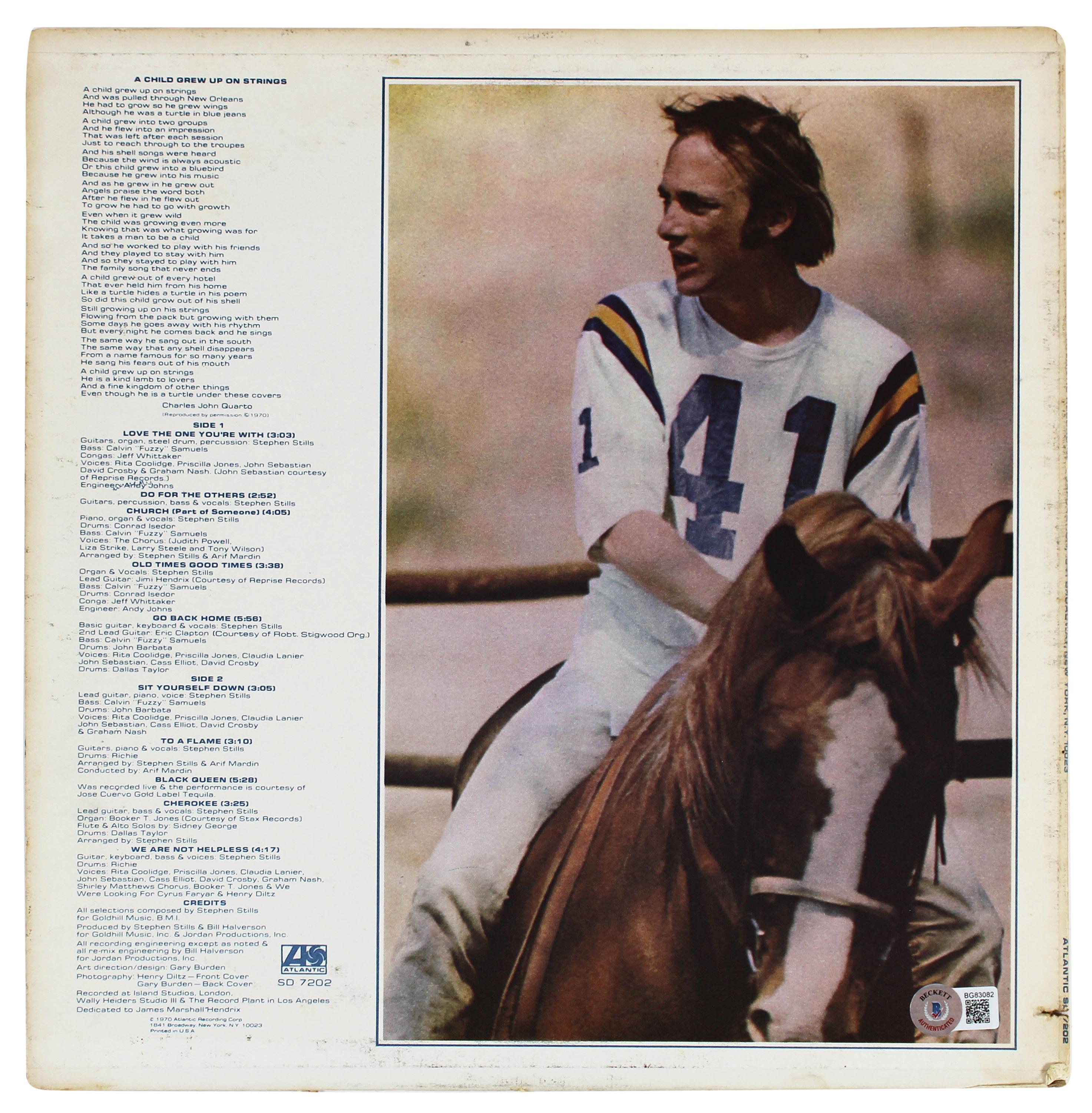 Stephen Stills Signed "Stephen Stills" Album Cover (Beckett) at PristineAuction.com Stephen Stills Signed "Stephen Stills" Album Cover (Beckett) at PristineAuction.com