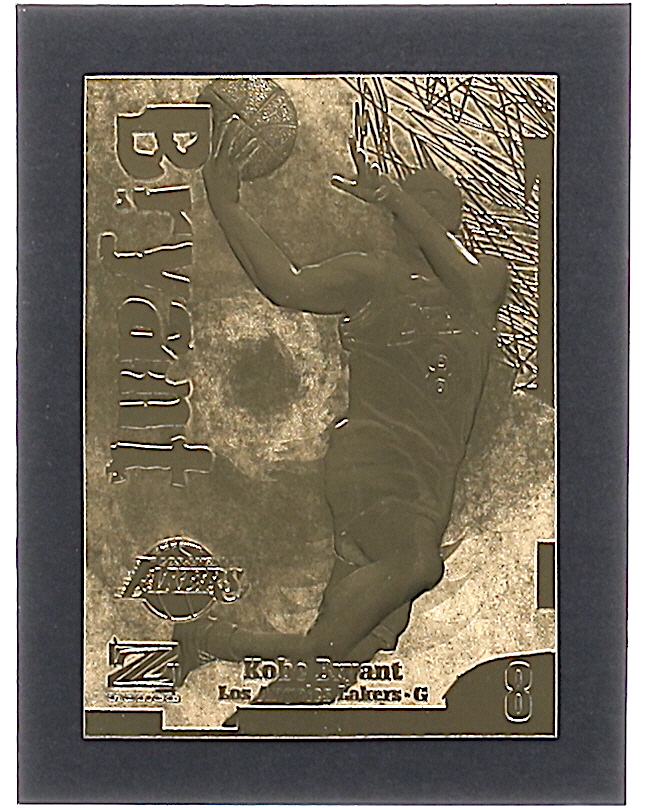 Kobe Bryant 1997-98 Skybox Z-Force 23Kt Gold Card at PristineAuction.com Kobe Bryant 1997-98 Skybox Z-Force 23Kt Gold Card at PristineAuction.com