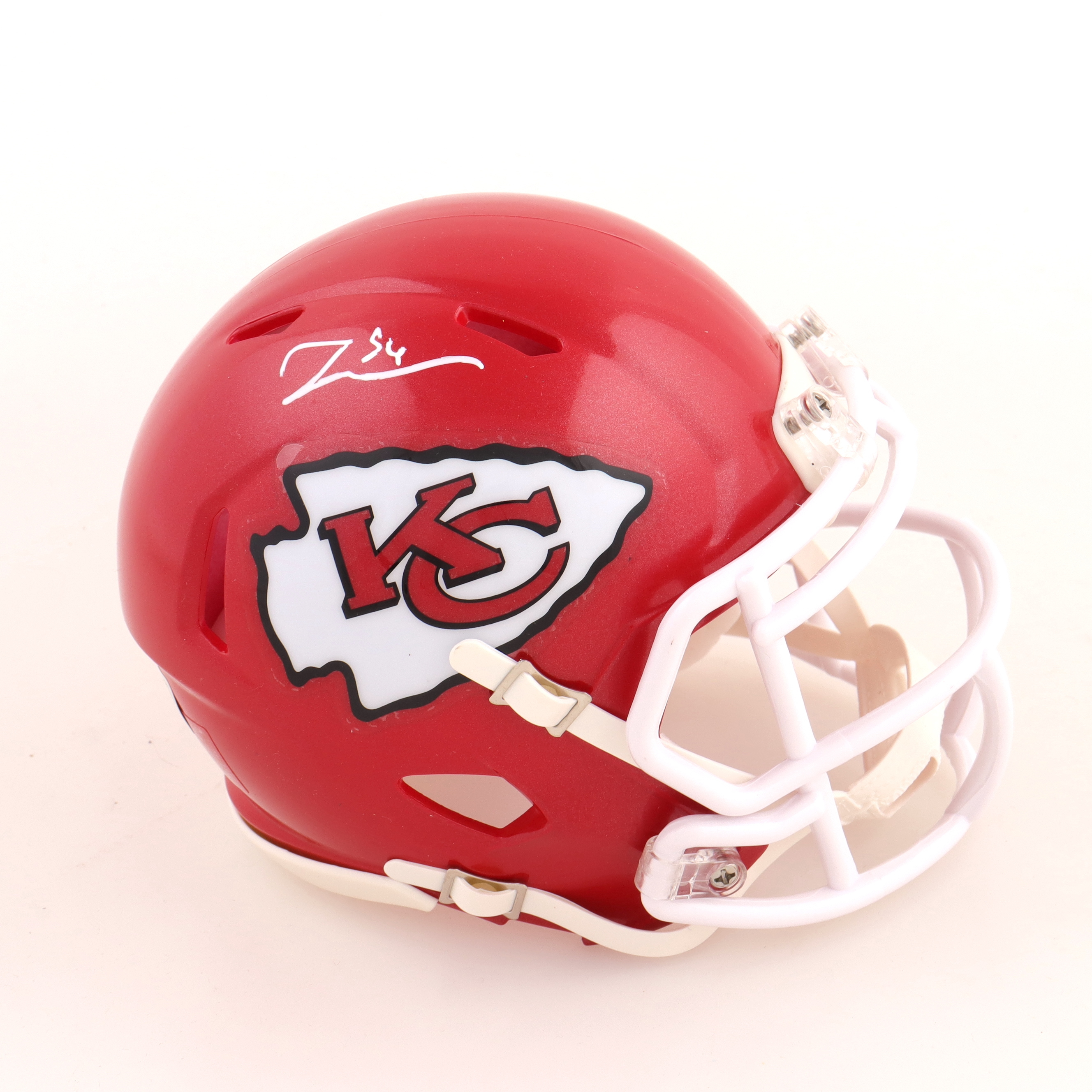 Leo Chenal Signed Chiefs Speed Mini Helmet (Beckett) at PristineAuction.com Leo Chenal Signed Chiefs Speed Mini Helmet (Beckett) at PristineAuction.com