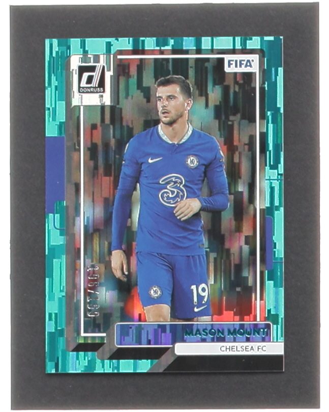 Mason Mount 2022-23 Donruss Teal #18 #196/199 at PristineAuction.com Mason Mount 2022-23 Donruss Teal #18 #196/199 at PristineAuction.com