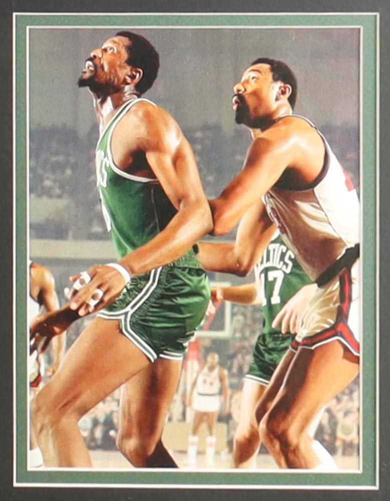 Bill Russell Signed Custom Framed Cut Display Inscribed "Best Wishes" with Jersey & 1962 NBA Championship Pin (PSA) at PristineAuction.com Bill Russell Signed Custom Framed Cut Display Inscribed "Best Wishes" with Jersey & 1962 NBA Championship Pin (PSA) at PristineAuction.com