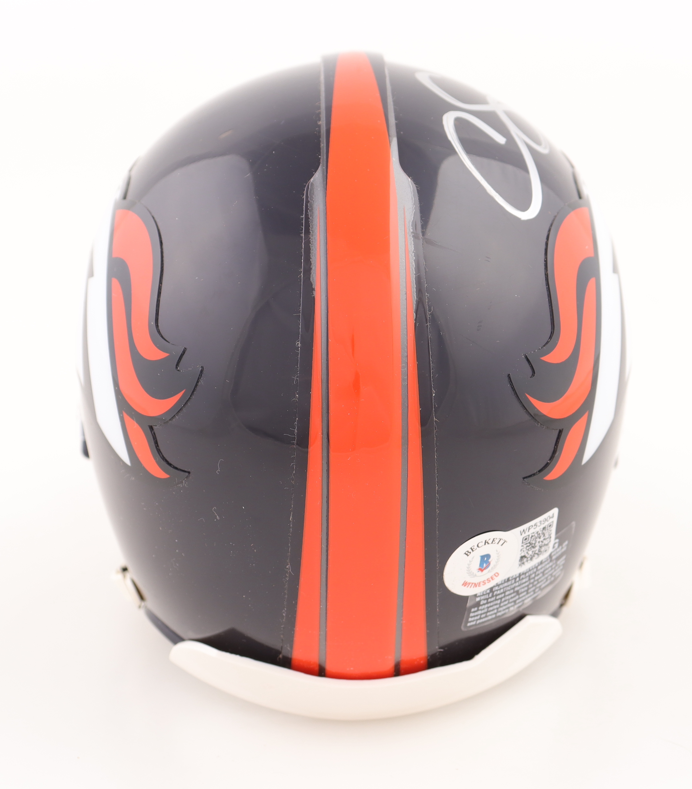 Courtland Sutton Signed Broncos Mini Helmet (Beckett) at PristineAuction.com Courtland Sutton Signed Broncos Mini Helmet (Beckett) at PristineAuction.com