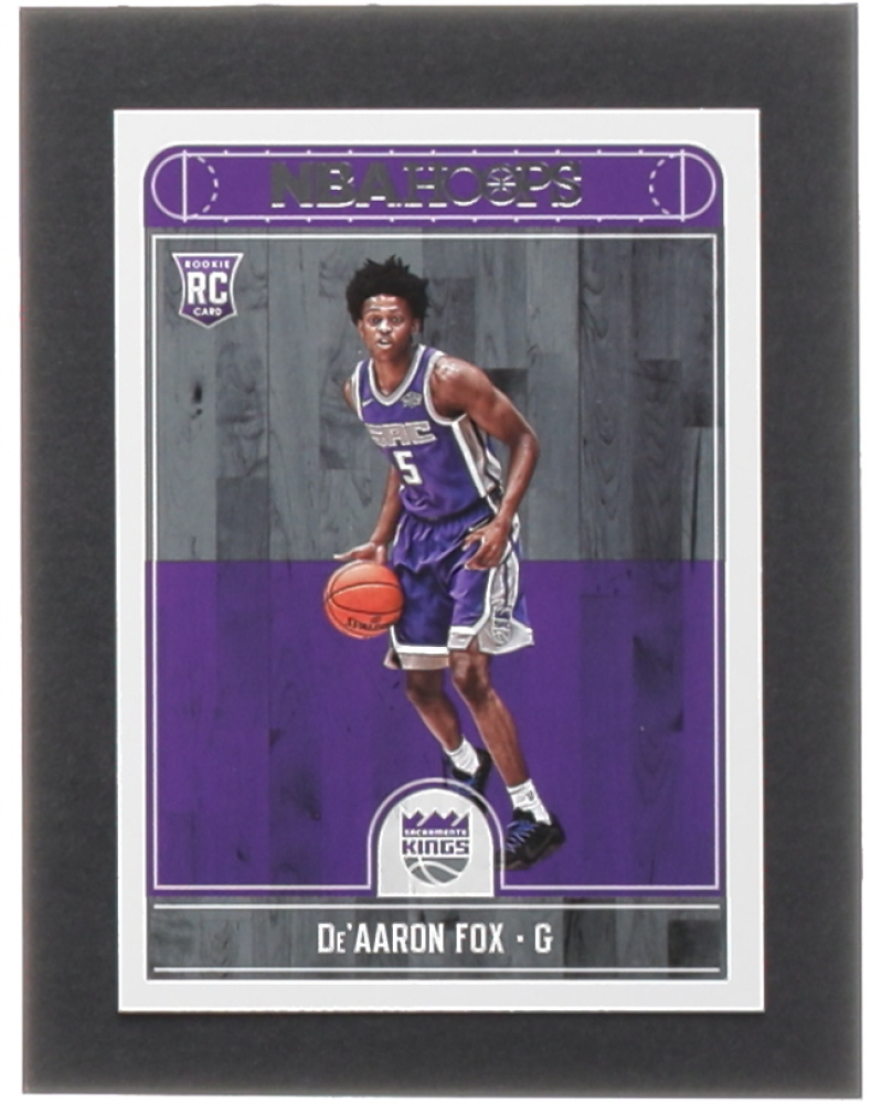 2017-18 Panini NBA Hoops #255 De'Aaron Fox — front