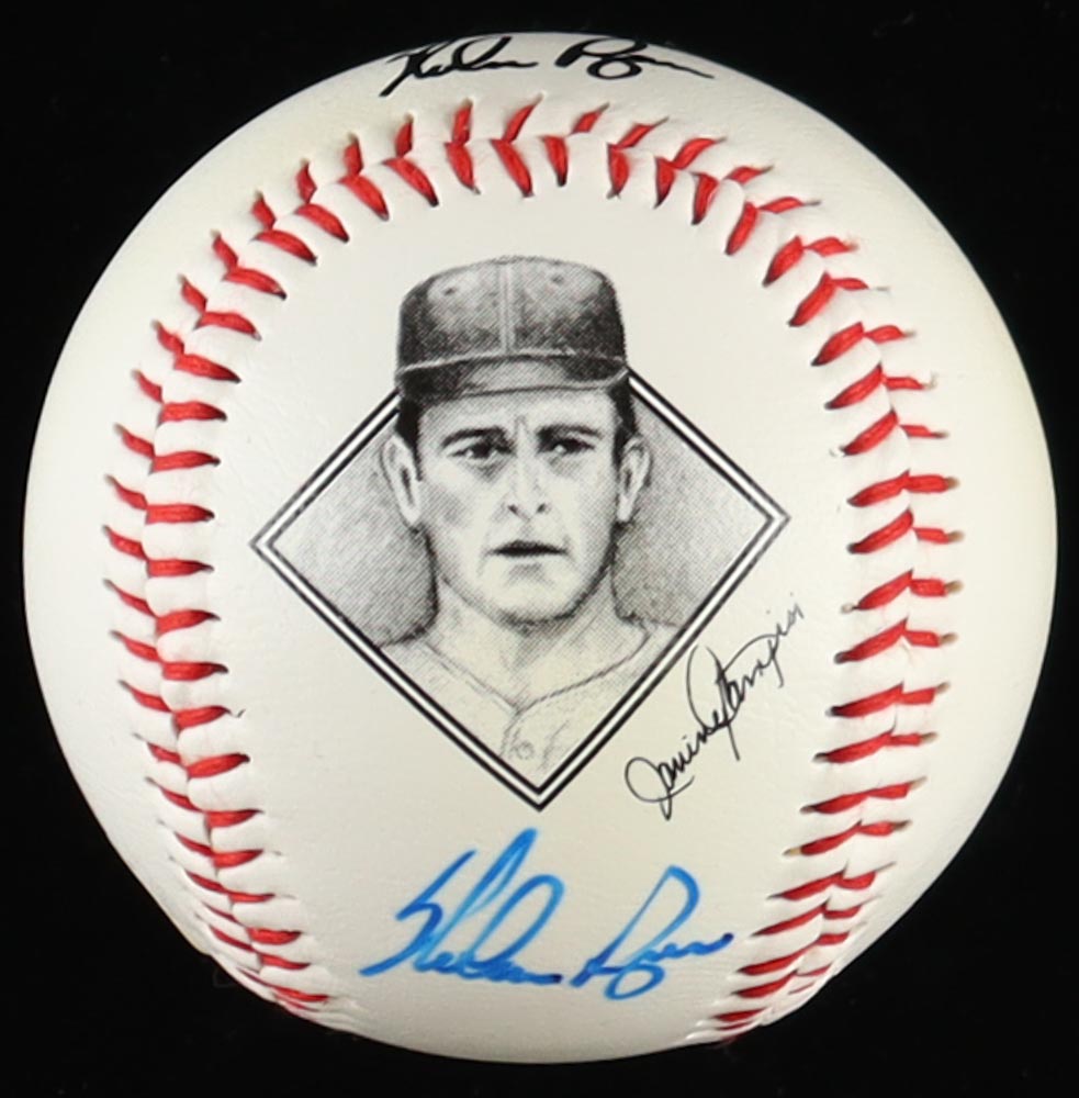 Nolan Ryan Signed Commemorative Logo Baseball With Display Case (PSA) at PristineAuction.com Nolan Ryan Signed Commemorative Logo Baseball With Display Case (PSA) at PristineAuction.com