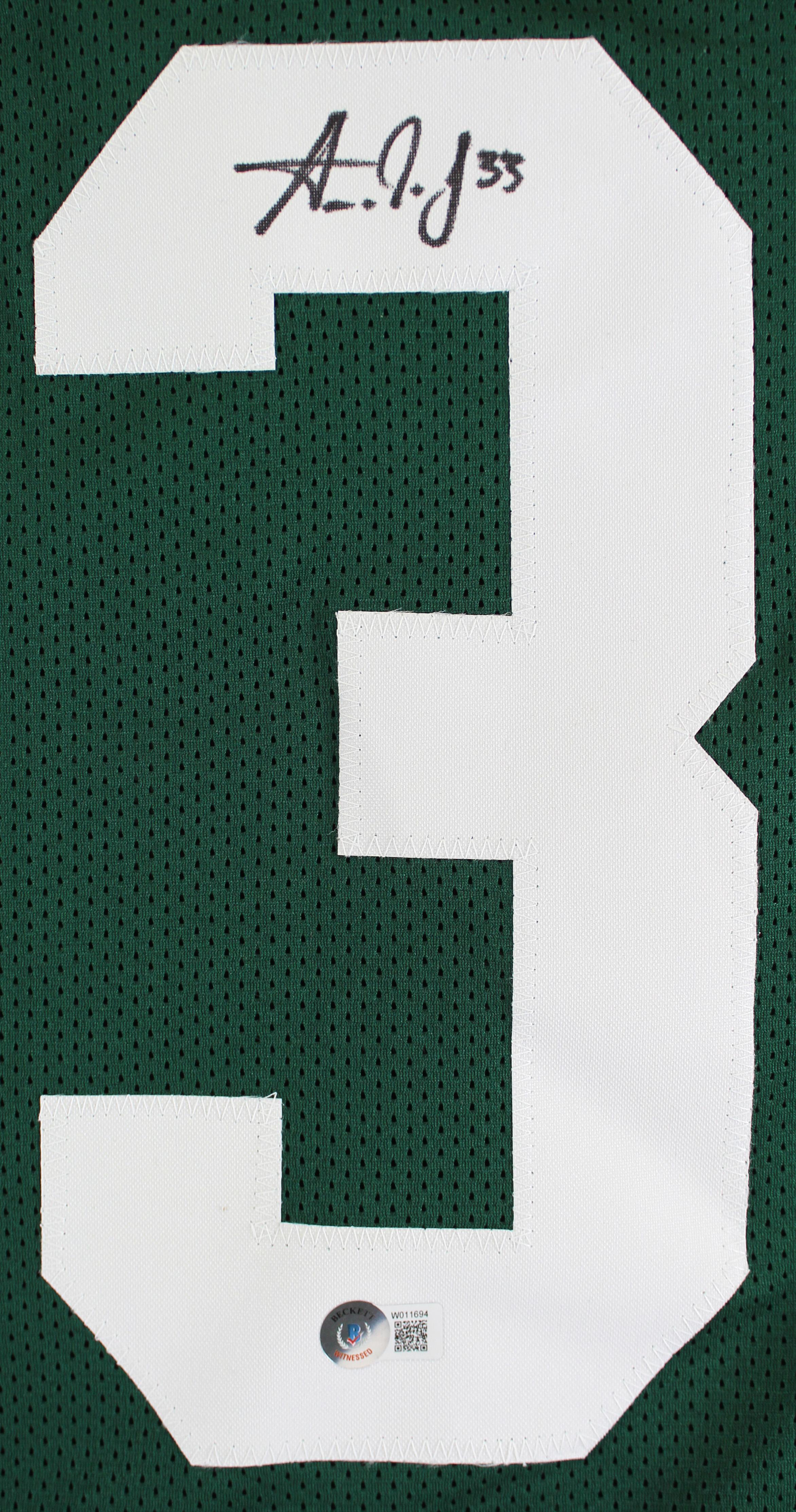 Aaron Jones Signed Custom Framed Jersey Display (Beckett) at PristineAuction.com Aaron Jones Signed Custom Framed Jersey Display (Beckett) at PristineAuction.com