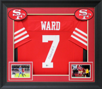 Charvarius Ward Signed Custom Framed Jersey Display (Beckett) at PristineAuction.com