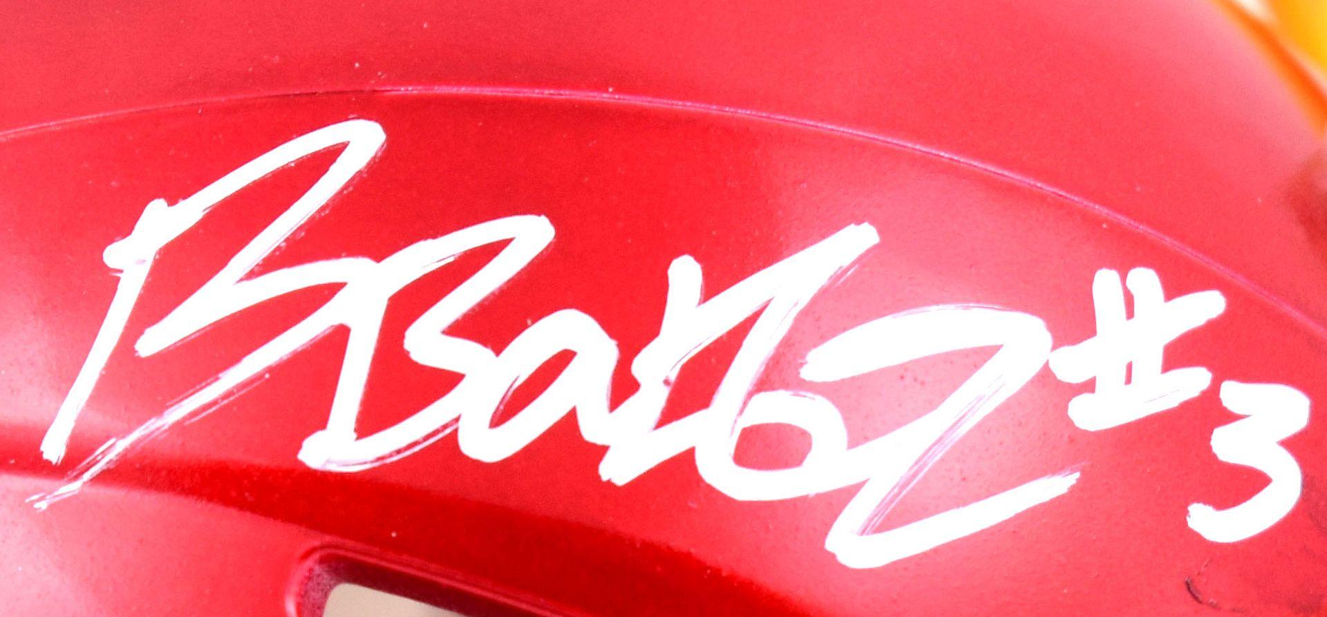 Budda Baker Signed Cardinals Flash Alternate Speed Mini Helmet (Beckett) at PristineAuction.com Budda Baker Signed Cardinals Flash Alternate Speed Mini Helmet (Beckett) at PristineAuction.com