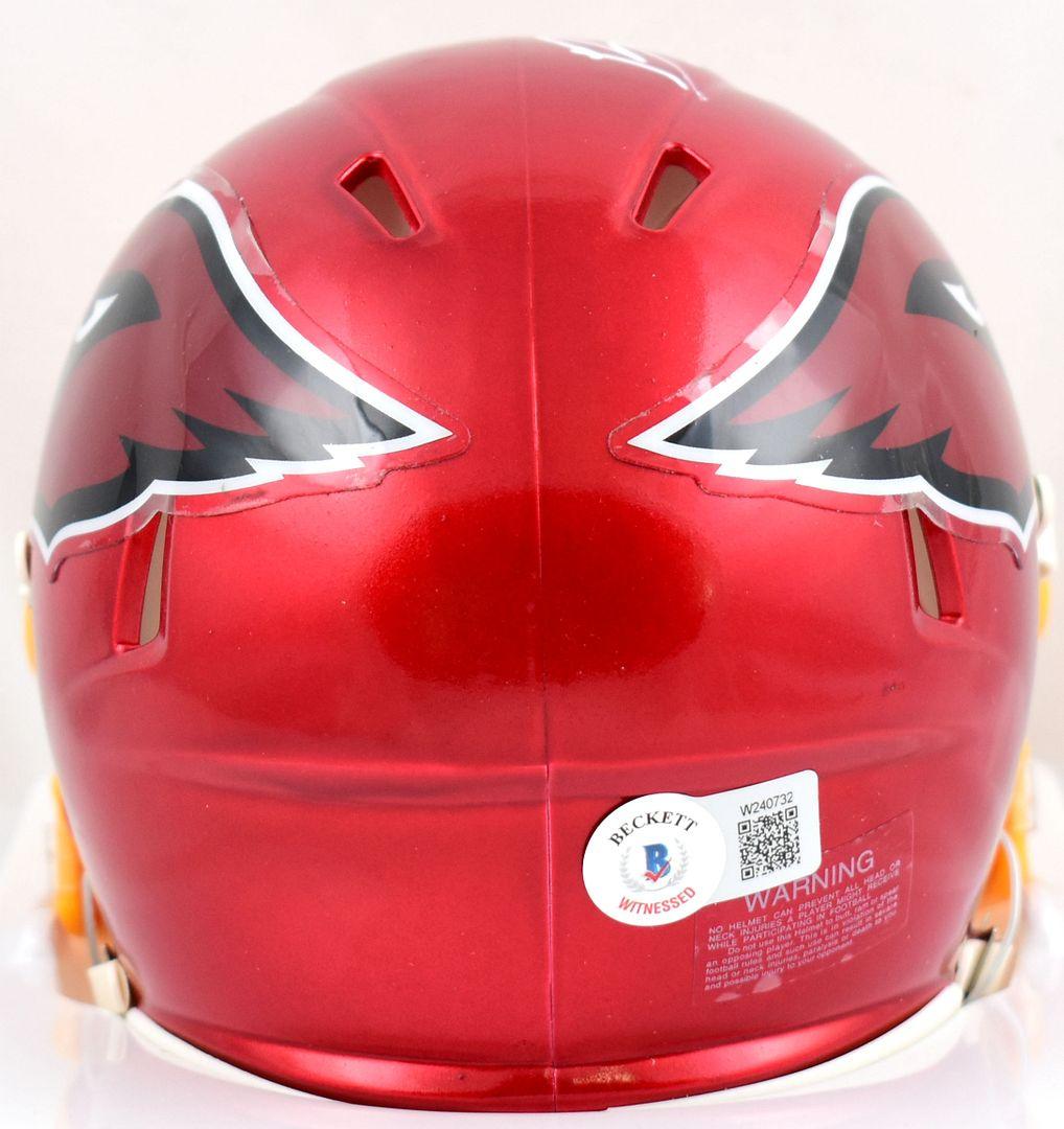 Budda Baker Signed Cardinals Flash Alternate Speed Mini Helmet (Beckett) at PristineAuction.com Budda Baker Signed Cardinals Flash Alternate Speed Mini Helmet (Beckett) at PristineAuction.com