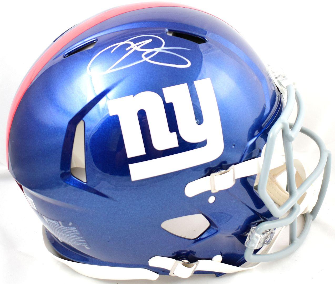 Odell Beckham Jr. Signed Giants Full-Size Authentic On-Field Speed Helmet (Beckett) at PristineAuction.com Odell Beckham Jr. Signed Giants Full-Size Authentic On-Field Speed Helmet (Beckett) at PristineAuction.com