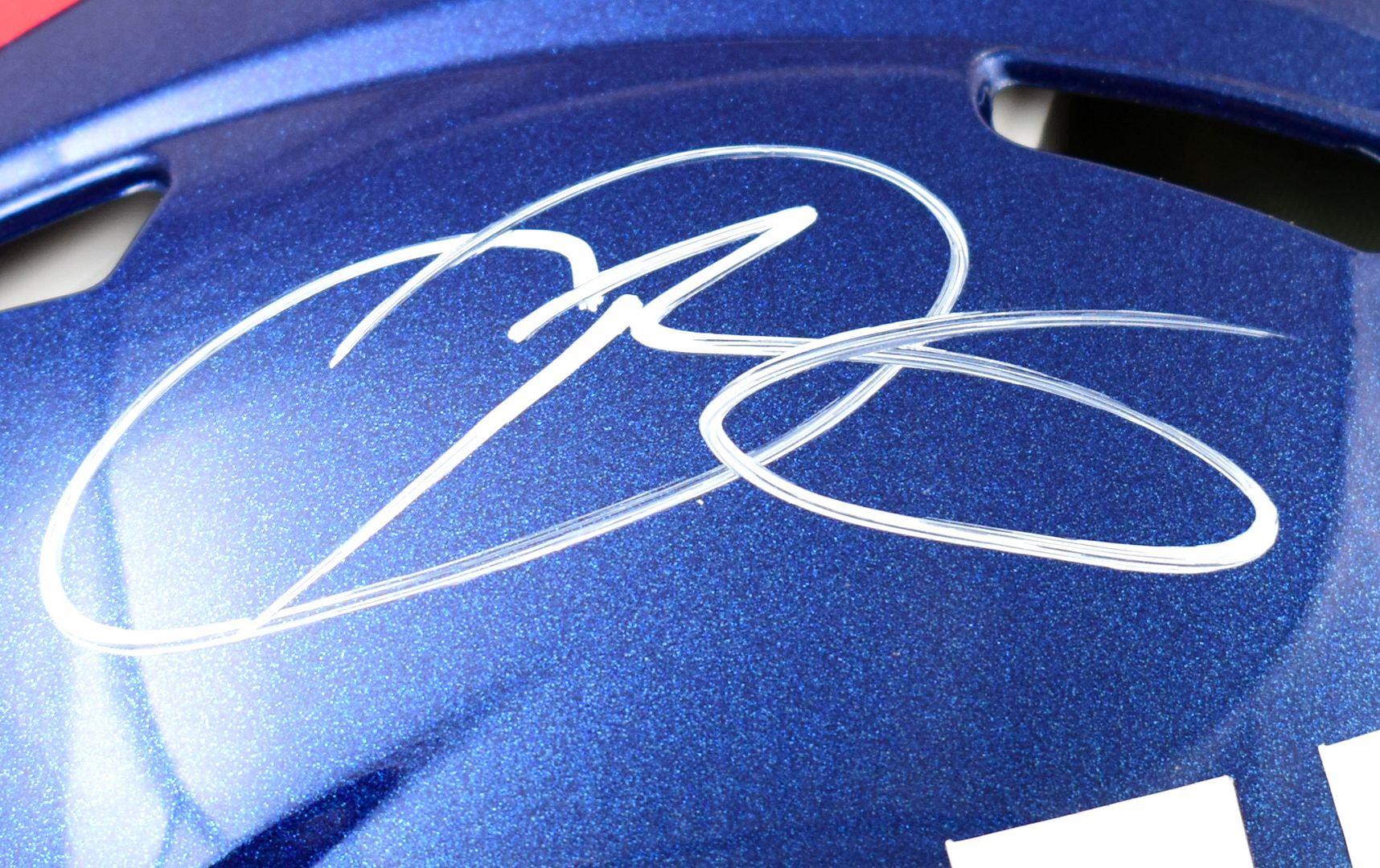 Odell Beckham Jr. Signed Giants Full-Size Authentic On-Field Speed Helmet (Beckett) at PristineAuction.com Odell Beckham Jr. Signed Giants Full-Size Authentic On-Field Speed Helmet (Beckett) at PristineAuction.com