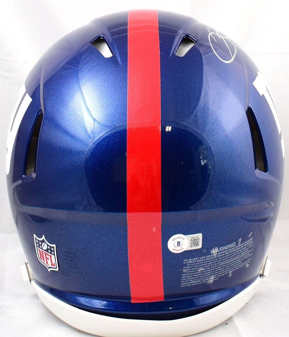 Odell Beckham Jr. Signed Giants Full-Size Authentic On-Field Speed Helmet (Beckett) at PristineAuction.com Odell Beckham Jr. Signed Giants Full-Size Authentic On-Field Speed Helmet (Beckett) at PristineAuction.com