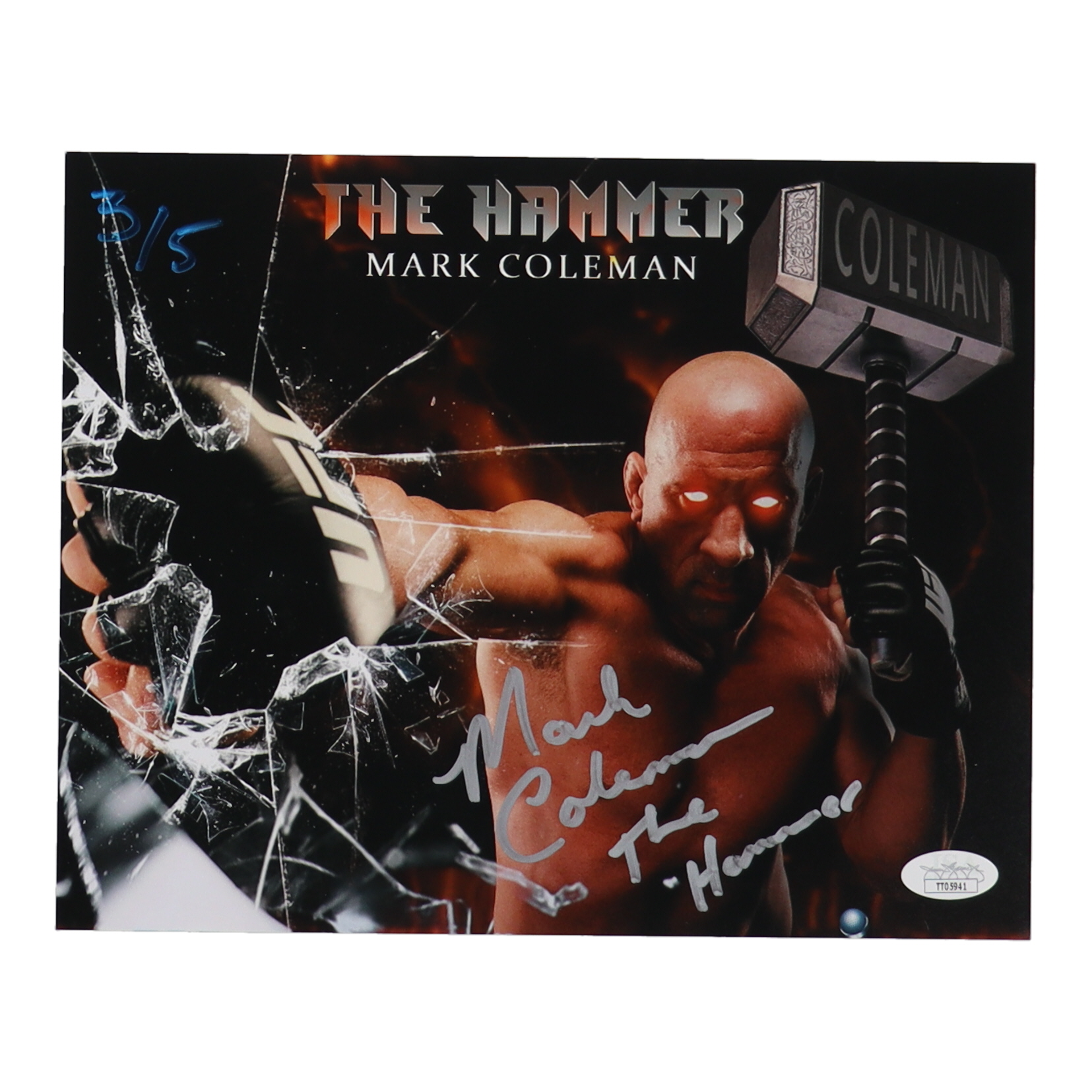 Mark "The Hammer" Coleman Signed 8x10 Photo (JSA) at PristineAuction.com Mark "The Hammer" Coleman Signed 8x10 Photo (JSA) at PristineAuction.com