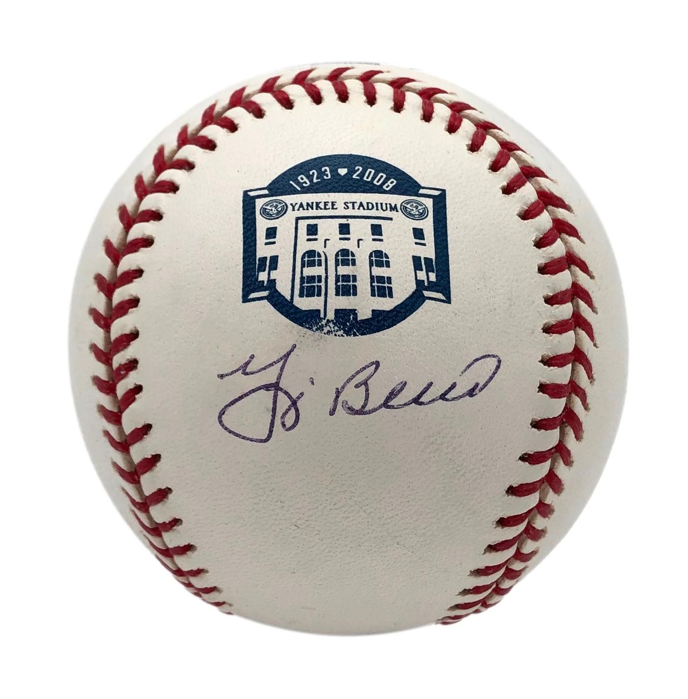 Yogi Berra Signed Yankees Stadium Commemorative OML Baseball (Steiner) at PristineAuction.com Yogi Berra Signed Yankees Stadium Commemorative OML Baseball (Steiner) at PristineAuction.com