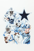 "Running Back Legends" Cowboys LE 12x18 Lithograph By Brian Barton #/250 (PA) at PristineAuction.com