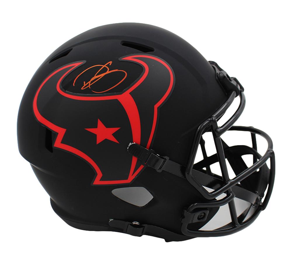 Dalton Schultz Signed Texans Full-Size Eclipse Alternate Speed Helmet (Radtke) at PristineAuction.com Dalton Schultz Signed Texans Full-Size Eclipse Alternate Speed Helmet (Radtke) at PristineAuction.com