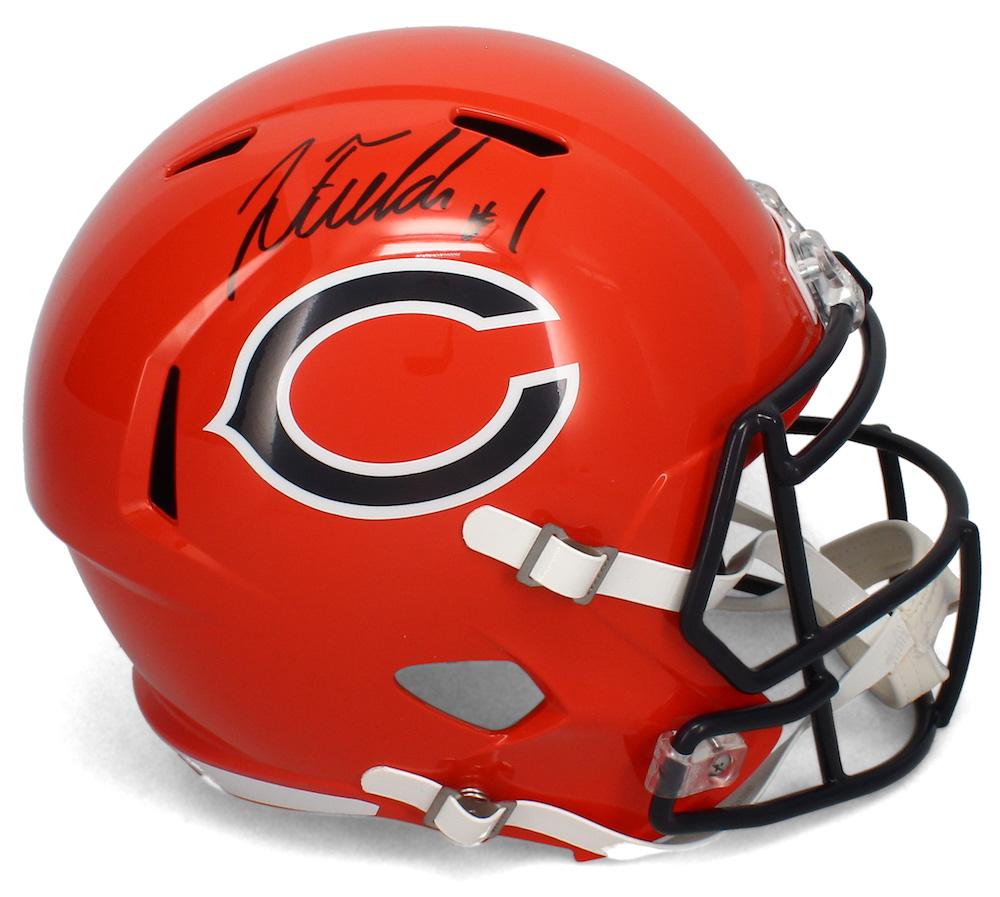 Justin Fields Signed Bears Full Size Speed Helmet (Beckett) at PristineAuction.com Justin Fields Signed Bears Full Size Speed Helmet (Beckett) at PristineAuction.com