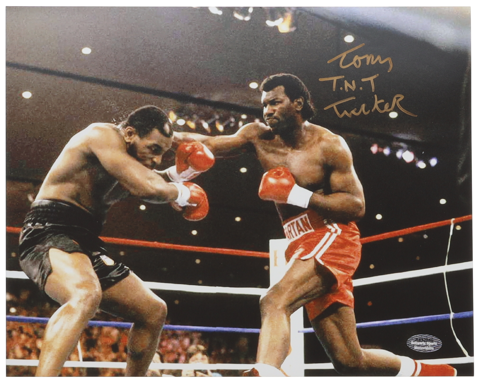 Tony "TNT" Tucker Signed 8x10 Photo (Schwartz) at PristineAuction.com Tony "TNT" Tucker Signed 8x10 Photo (Schwartz) at PristineAuction.com