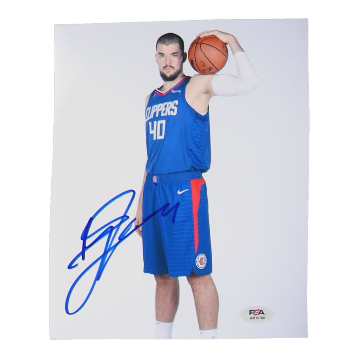 Ivica Zubac Signed Clippers 8x10 Photo (PSA) at PristineAuction.com Ivica Zubac Signed Clippers 8x10 Photo (PSA) at PristineAuction.com
