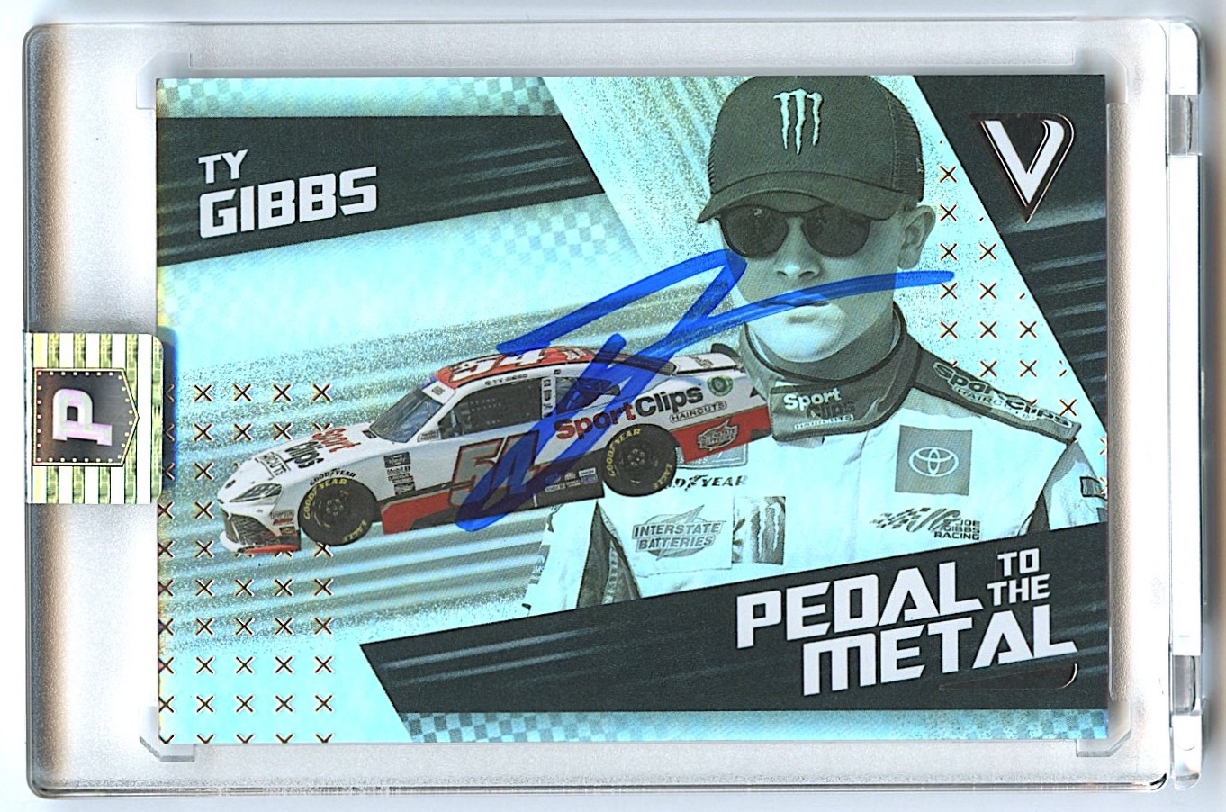 Ty Gibbs Signed 2022 Panini Chronicles Pedal to the Metal #5 (PA Encapsulated) at PristineAuction.com Ty Gibbs Signed 2022 Panini Chronicles Pedal to the Metal #5 (PA Encapsulated) at PristineAuction.com