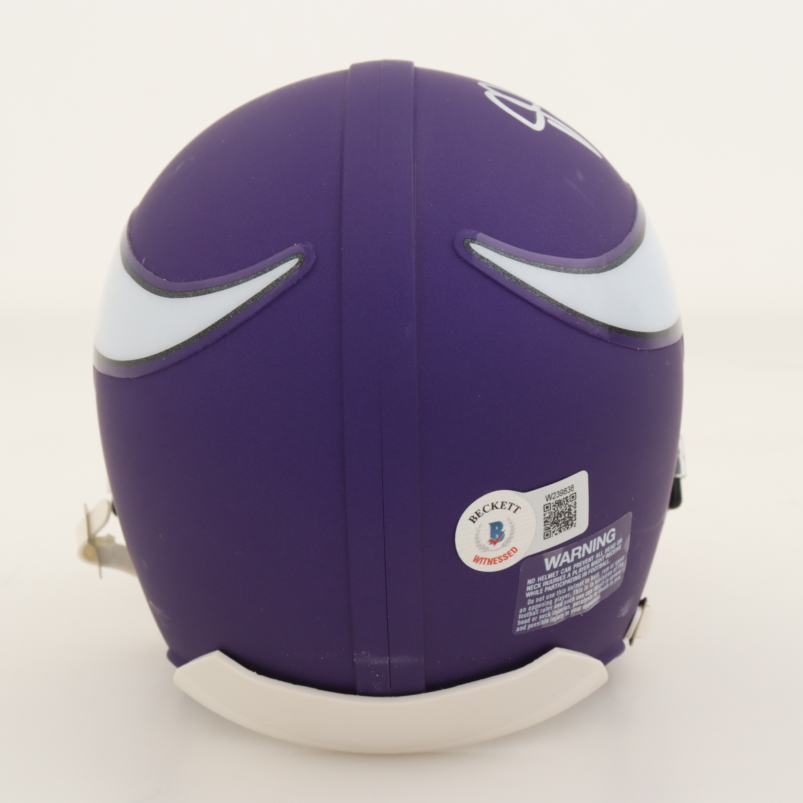 Justin Jefferson Signed Vikings Mini Helmet (Beckett) at PristineAuction.com Justin Jefferson Signed Vikings Mini Helmet (Beckett) at PristineAuction.com