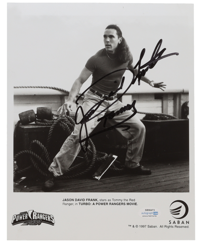 Jason David Frank Signed 