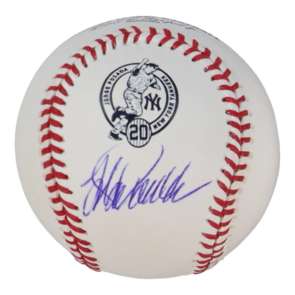 Jorge Posada Signed OML Baseball (JSA) at PristineAuction.com Jorge Posada Signed OML Baseball (JSA) at PristineAuction.com